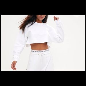 White Ultimate Cropped Sweater